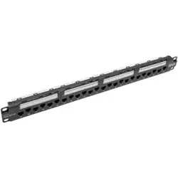 Patch panel 19/1U sa 24 RJ-45 UTP kat- 6 Mirsan MR-PCP1U24U-C6