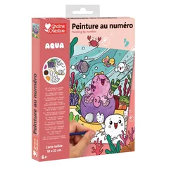 GRAINE CREATIVE Slikanje po številkah Ocean Animals
