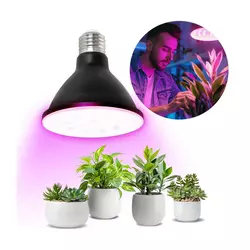 LED sijalica za rast biljaka VITABLOOM E27/9W/230V 1200K crna - Brilagi
