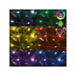 LED RGB prigušiva svetlosni lanac 200xLED/29 funkcija 20,4m