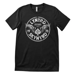 Lynyrd Skynyrd 1973 Circle Patch Black L Majica