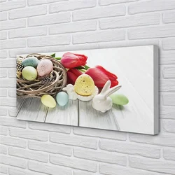 tulup.si Slika na platnu Jajca tulipani 100x50 cm