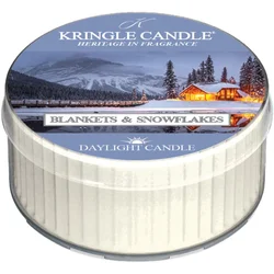 Kringle Candle Blankets & Snowflakes Daylight DTC dišeča sveča 42 g