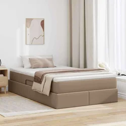 Krevet s madracem i skladištem Boja cappuccina 120 x 200 cm