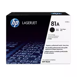 HP 81A Black Original LaserJet toner Cartridge (CF281A) (CF281A)