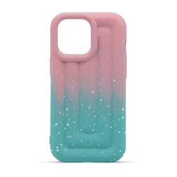 Futrola Ombre Protect za Iphone 13 Pro DZ1/2, Tirkizno-roze