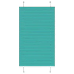 Plisirana zavjesa petrolej zelena 70x150 cm Širina tkanine 69,4 cm Poliester
