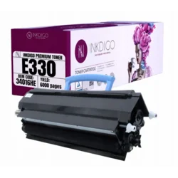 Inkdigo toner 34016HE kompatybilny z Lexmark E330 E340 E342N E332 E342TN Certyfikat TÜV