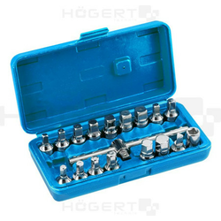 Hogert ključevi za ispuštanje ulja 3/8: 7,8,10,11,12,13,14mm, 5/16, 3/8 (hex) 8,9,1 ( HT8G321 )