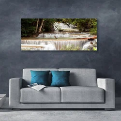 tulup.si Slika na platnu Forest slap narava 140x70 cm