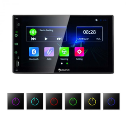 Auna MVD-400 CP, autoradio, 7 zaslon osjetljiv na dodir, 4 x 45 W maks., BT, Android Auto, USB, 2 DIN, crni