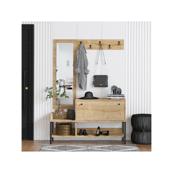 HANNAH HOME ormar za cipele Nonso, hrast safir