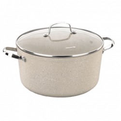 KORKMAZ šerpa sa poklopcem Granita A1260 20cm, 3.5 l, Bež