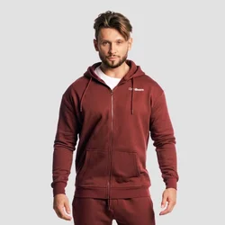 GymBeam Zone Zip Up Hoodie Cherrywood