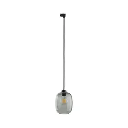 Viseća lampa na sajli za 3-fazni šinski sistem ELIO 1xE27/15W/230V crna/duvansko crna