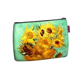 Bertoni Unisexs Cosmetic Bag Solo Sunflowers
