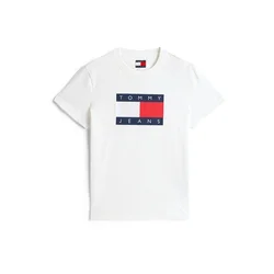 Tommy Jeans Majica mornarska/rdeča/bela