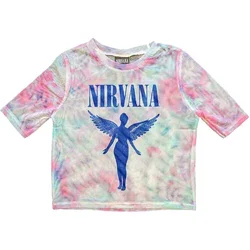 Nirvana Angelic Blue Mono (Mesh) White M Ženske Majica