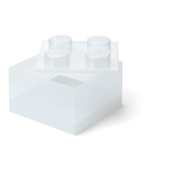 Lego kutija za odlaganje sa poklopcem (4): Svetlucavo prozirna ( 40090803 )