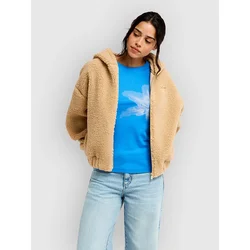 Roxy Take It Ok Fleece Jacket pebble