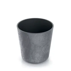 Prosperplast Saksija Urbi Round Effect O300E, Tamnosiva
