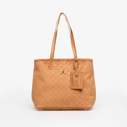 Torba Jordan Jam Suede Monogram Tote Cognac Universal