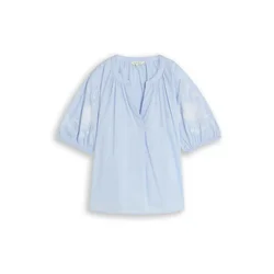 TOM TAILOR Bluza svetlo modra/bela