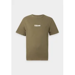 Volcom Majica LINEAR oliva/oranžna/bela