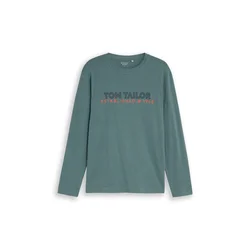 TOM TAILOR Majica marine/zelena/oranžna