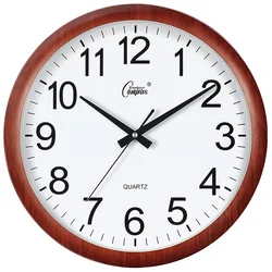 Compas Zidni sat 3128, 38 cm, Braon