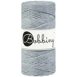Bobbiny Macrame Cord 3 mm Silver