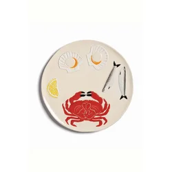 &k amsterdam Krožnik Platter de la mer crab