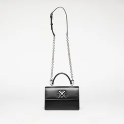 Torba Off-White Jitney 1.4 Top Handle Chain Black/ Silver Universal