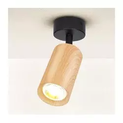 Brilagi - Spot svetiljka SELE 1xGU10/30W/230V crna/dekor hrasta