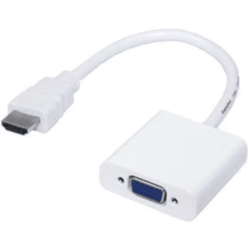 E-GREEN Adapter HDMI (M) - VGA D-sub (F) crni