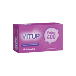 GALENIKA Folna kiselina 400mcg Vitup, 30 tableta
