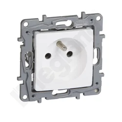 LEGRAND Vtičnica 2P+Z 16 A vijačni priključki bela NILOE