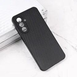 Maska za Samsung A266B Galaxy A26 5G Carbon fiber, Crna