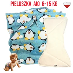 shumee Večnamenski žep za plenice Coolmax PENGUINS NappiMe