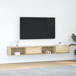 TV ormarići 2kom boja hrasta 100x31x25,5 cm konstruiranog drva