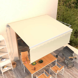 Automatska tenda na uvlačenje s roletom 4 x 3 m krem