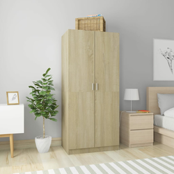 Ormar boja hrasta sonome 80 x 52 x 180 cm od konstruiranog drva