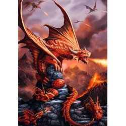 shumee Trefl Puzzle 1000 Ognjeni zmaj