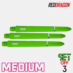 SET pikado nastavkov RED DRAGON/TRX/Medium 48 mm/Green