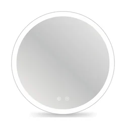 Brilagi - LED prigušiva, ogledalo sa grejanjem i pozadinskim osvetljenjem CLARA PRO LED/19W/230V pr. 60 cm IP44