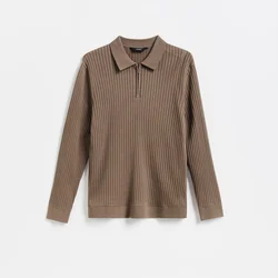 Reserved - Rebrasti polo džemper