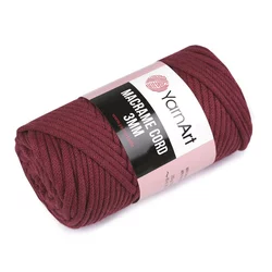 Yarn Art Macrame Cord 3 mm 85 m 781 Violet Vrvica