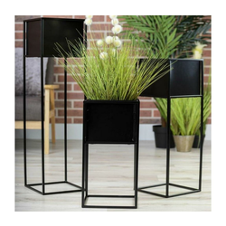 Stalak za cveće 90x24 cm crni