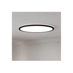Eglo 901455-LED plafonsko kupatilsko svetlo ROVITO-R 16,8 W/230 V, prečnik 50 cm, IP44, crna + sa daljinskim upravljačem