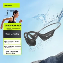 Lanshidun Bluetooth slušalice BE20, Crne